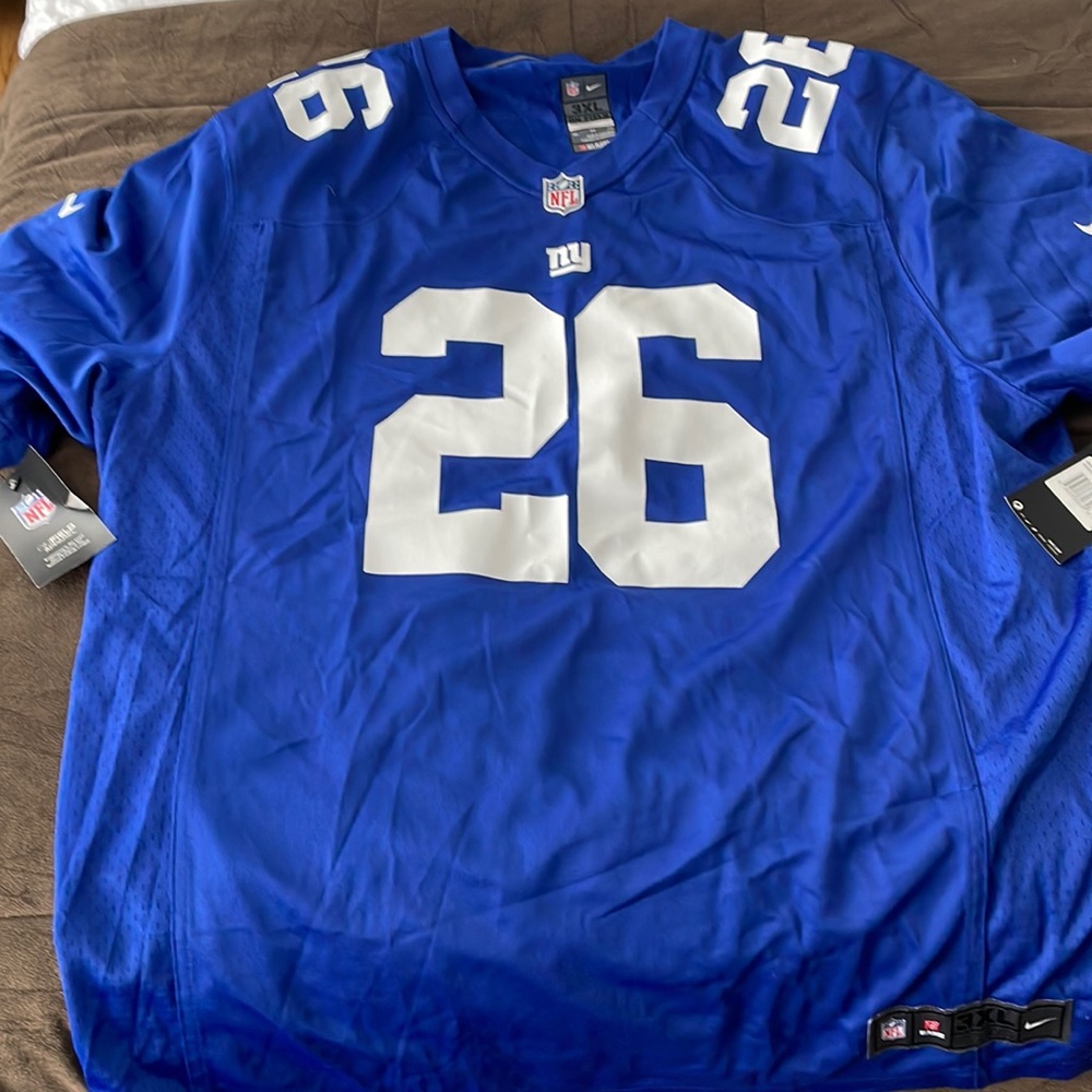 Official NFL on field jersey - Saquon Barkley - NY Giants